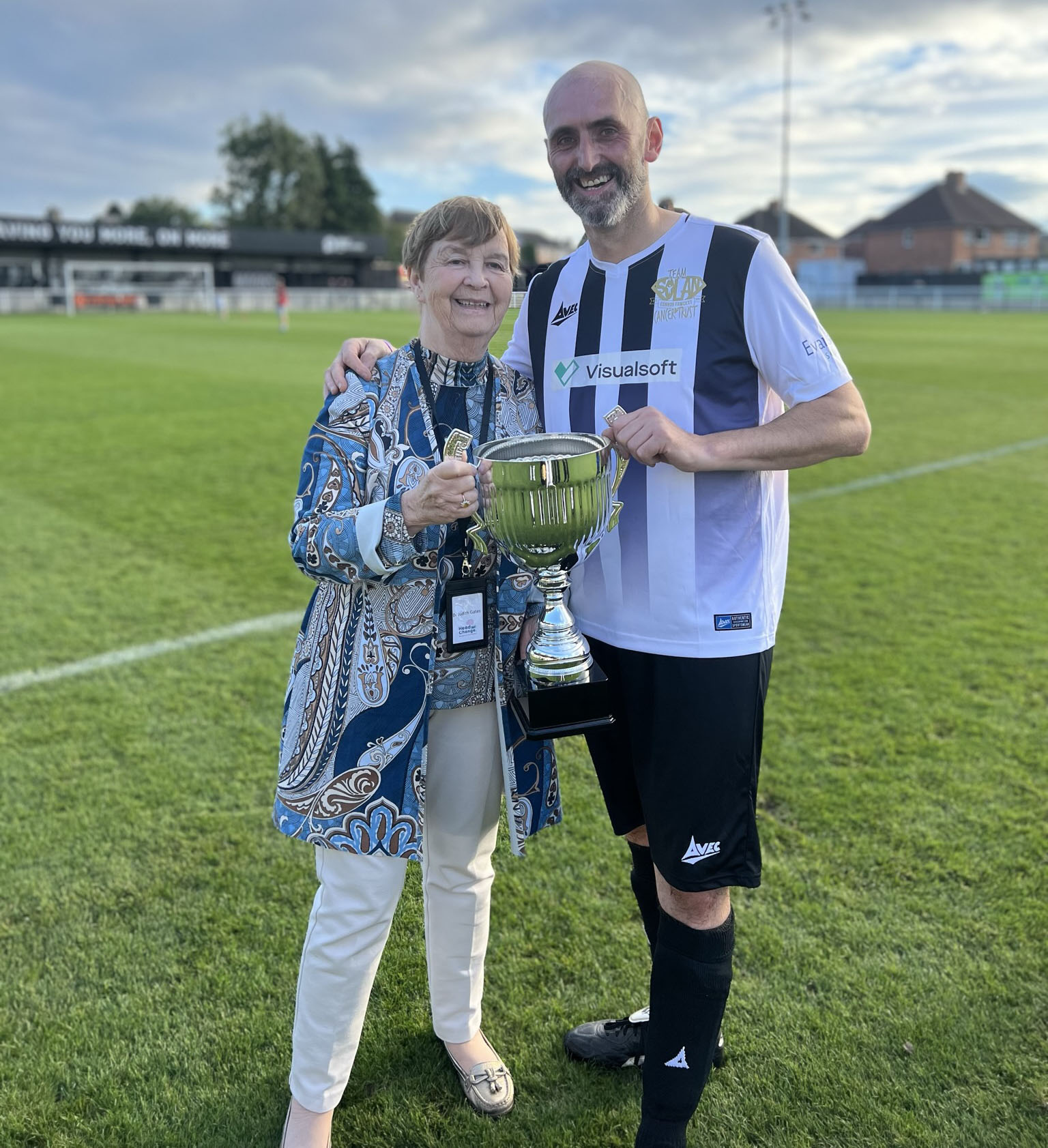 Head for Change | Sports stars join fight against dementia for second no heading football match - JudithGatesandMarkSolan